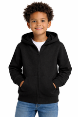 Kid Zipper Hoodie – Black