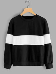 Zebra Panel Sweatshirt for Men & Women