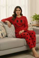 RED SMILE NIGHTWEAR