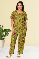 OLIVE GARDEN FLORAL NIGHTWEAR