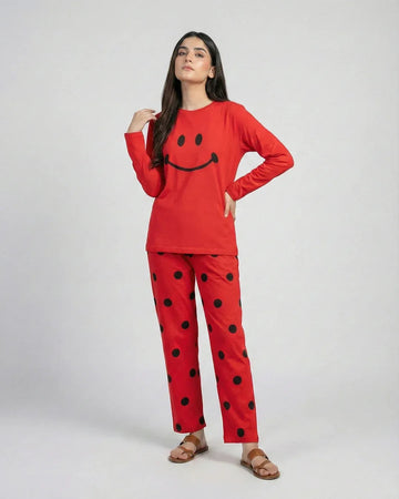 RED SMILE NIGHTWEAR