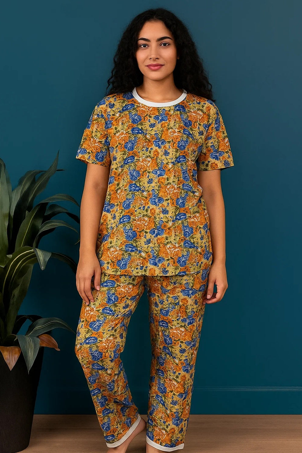 AMBER FLORAL NIGHTWEAR