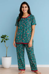 VELVET LEAF FLORAL NIGHTWEAR