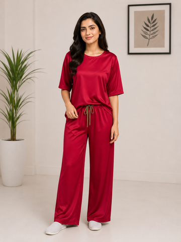 Maroon Plan Suit