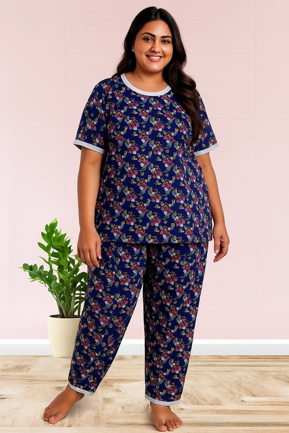 VELVET GARDEN BLUE FLORAL