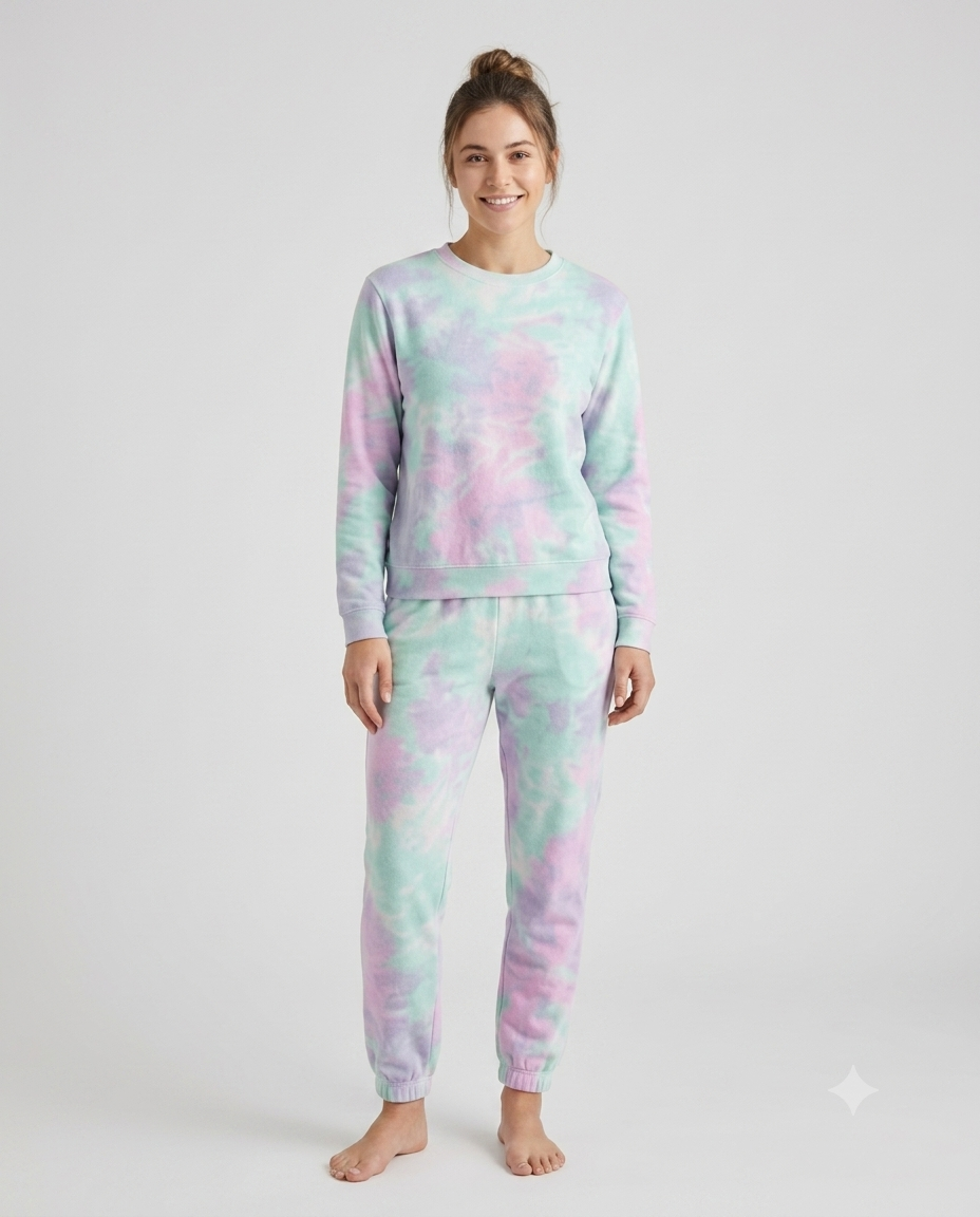 Pastel Tie-Dye Co-Ord Set