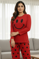 RED SMILE NIGHTWEAR