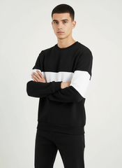 Zebra Panel Sweatshirt for Men & Women