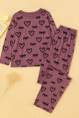 PURPLE SLEEPY LOVE NIGHTWEAR