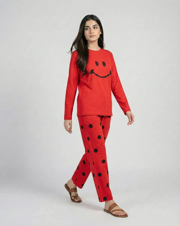 RED SMILE NIGHTWEAR