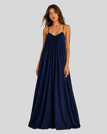 Blue Flowy Maxi Dress