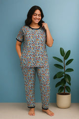 TWINBLOOM PRINTED SHIRT AND TROUSER