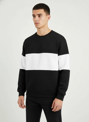 Zebra Panel Sweatshirt for Men & Women