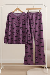 PURPLE SLEEPY LOVE NIGHTWEAR