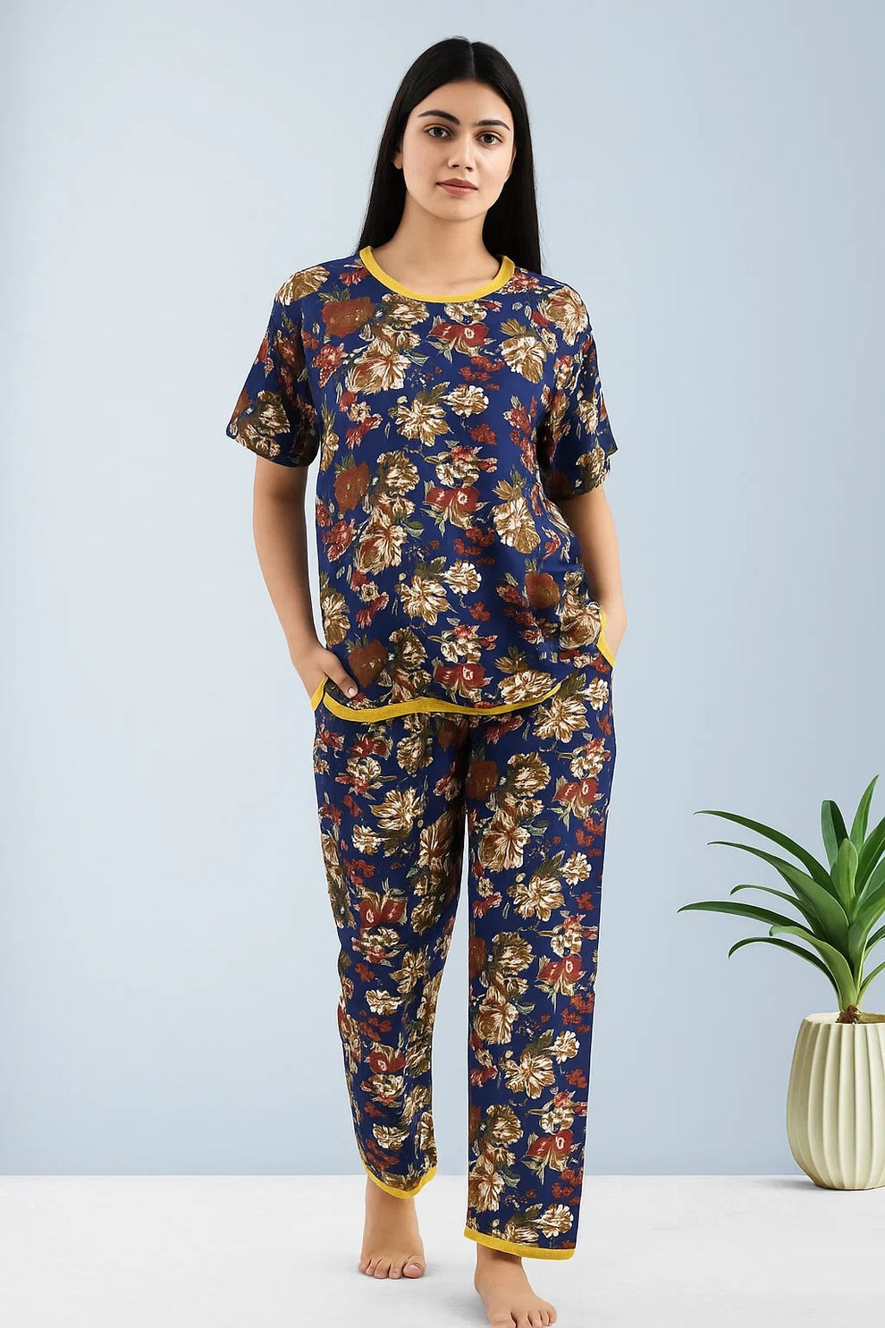 SAPPHIRE FLORAL NIGHTWEAR