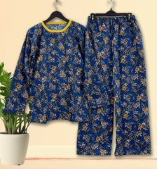 BLUE FLORAL - FULL SLEEVES